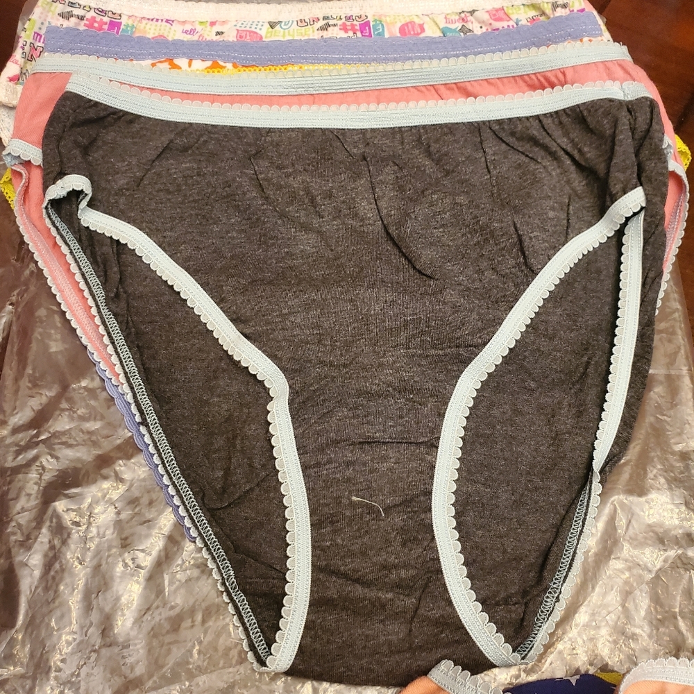 12 Pack Cotton Soft Flex Hi Cut Panty Briefs - Picture 8 of 13